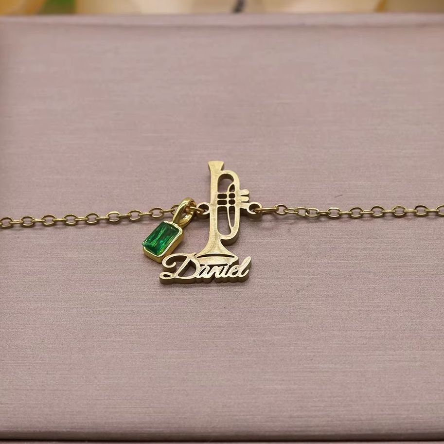 Gelang Terompet Nama Kustom To - Musical Instrument With Names ulasan dan harga