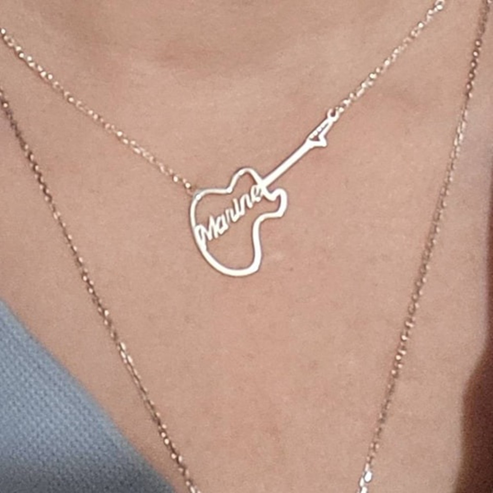Kalung Biola Custom Personalis - Musical Instrument With Names ulasan dan harga