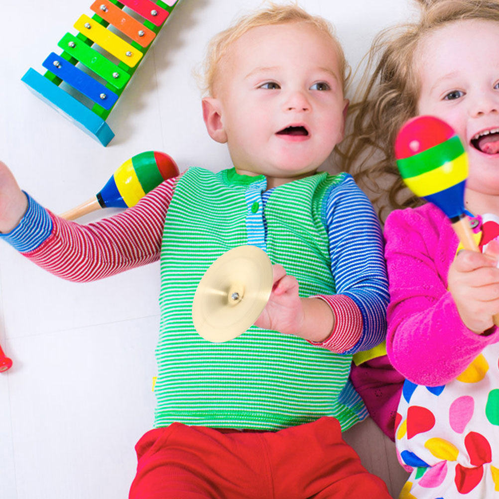 1 Pasang Simbal Tangan Mini Te - Musical Instrument With Hand ulasan dan harga